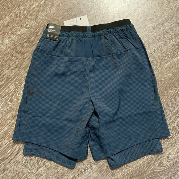 Nike NSW Sportswear Men's Air Tech Pack Woven 2 In 1 Shorts Blue CU3754-031 NEW - Picture 10 of 15